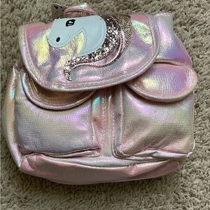 Claire’s Club unicorn mini backpack/purse
